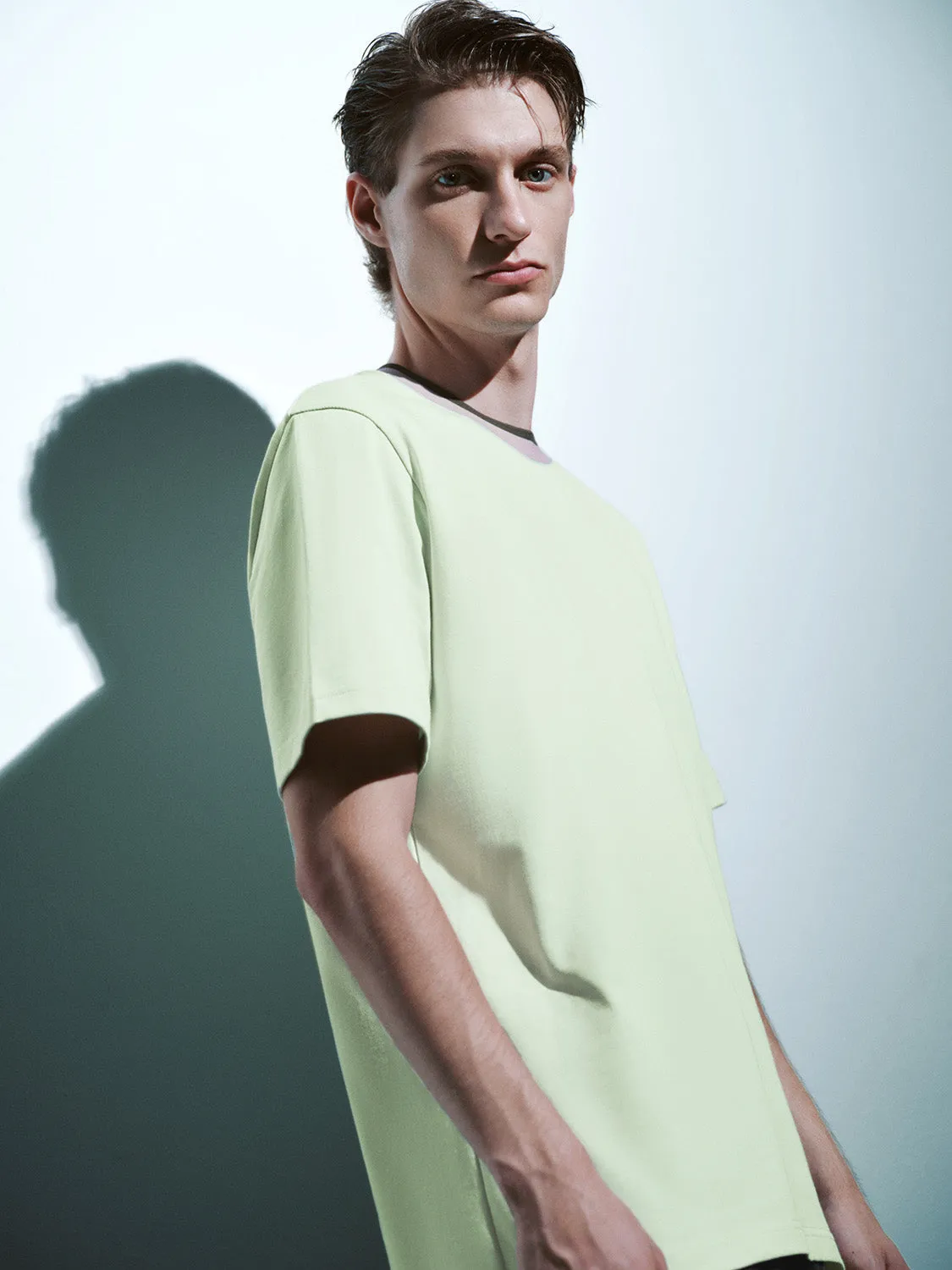 Crew Neck T-Shirt sold by Urban Revivo product image thumbnail 3