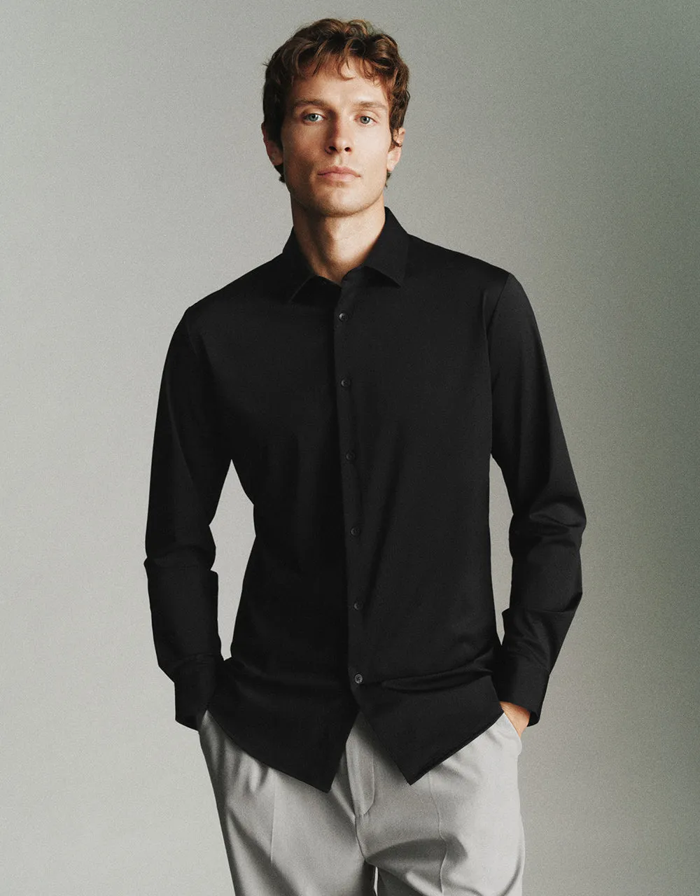 Button Up A-Line Shirt sold by Urban Revivo