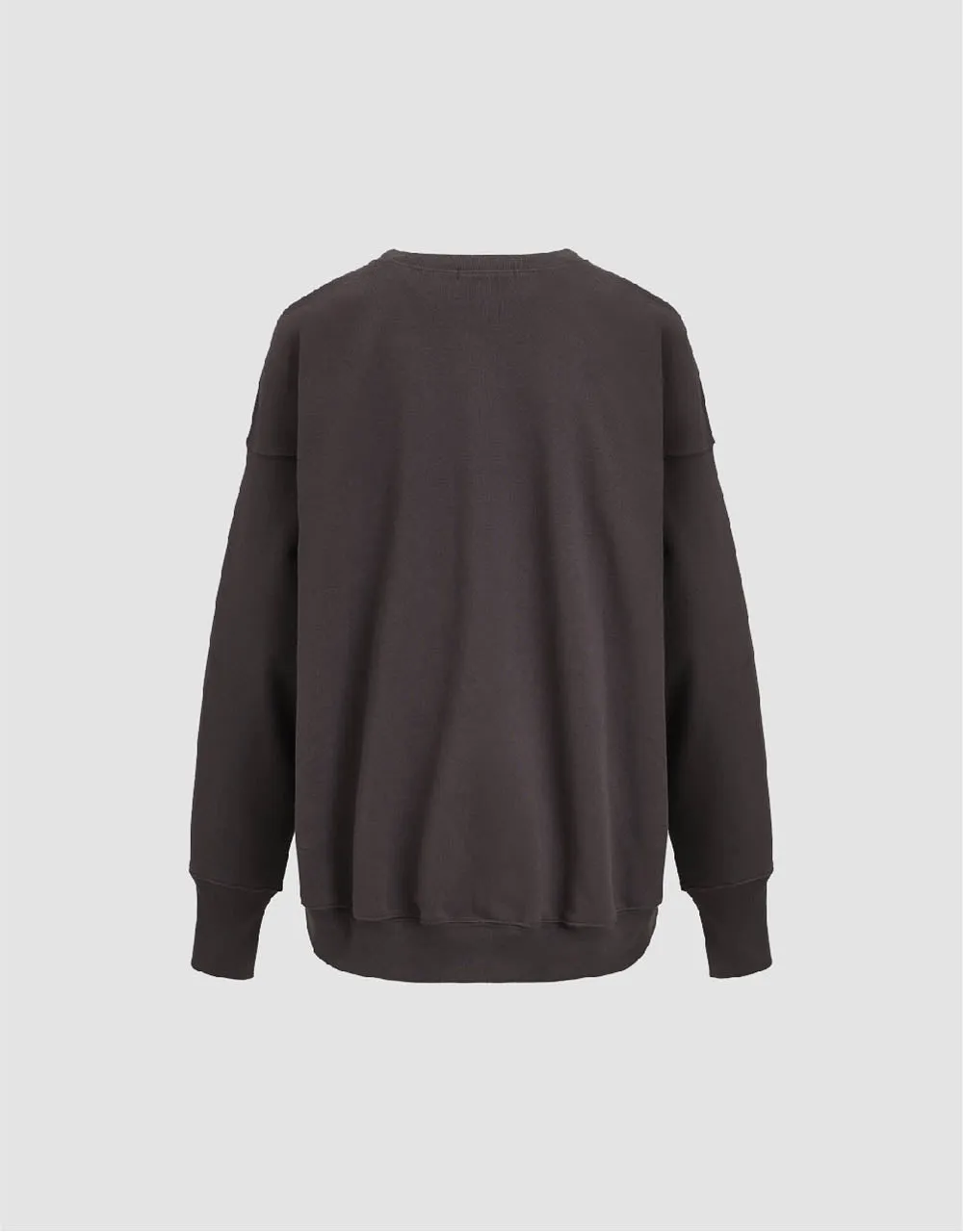 Drop Shoulder Sleeve Crew Neck Sweatshirt sold by Urban Revivo product image thumbnail 5