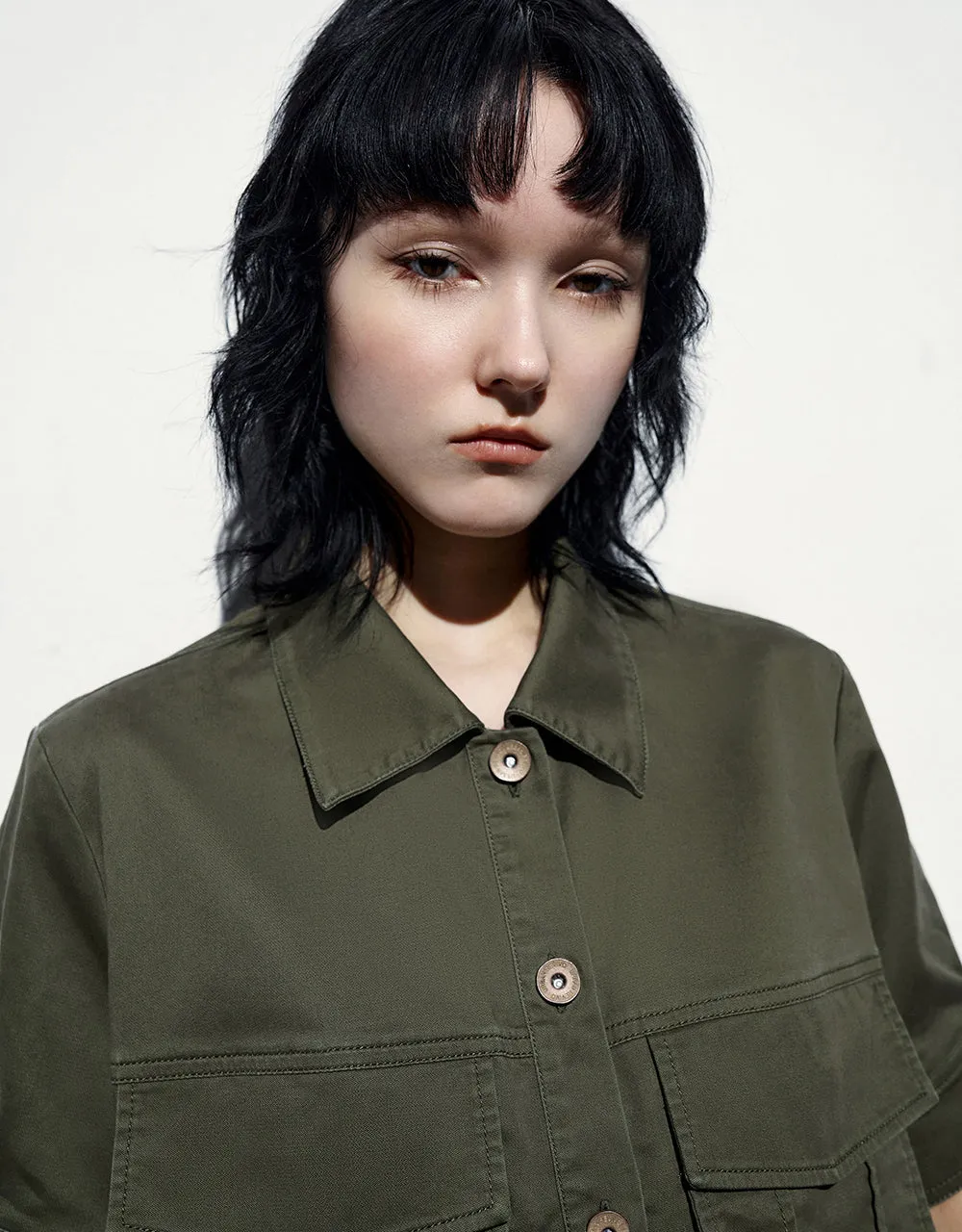 Cropped Straight Jacket sold by Urban Revivo product image thumbnail 4