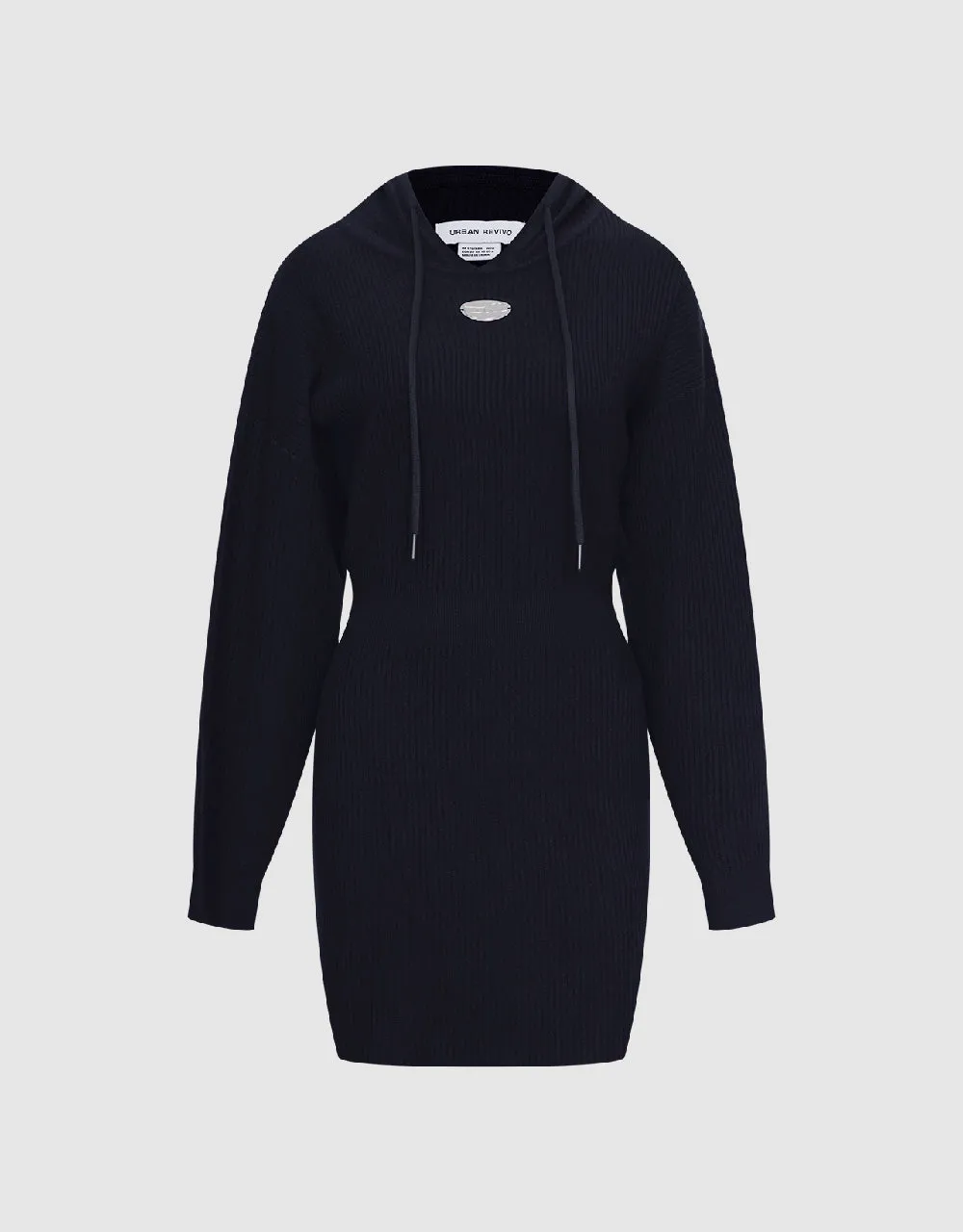 Hooded Knitted Dress sold by Urban Revivo product image thumbnail 2