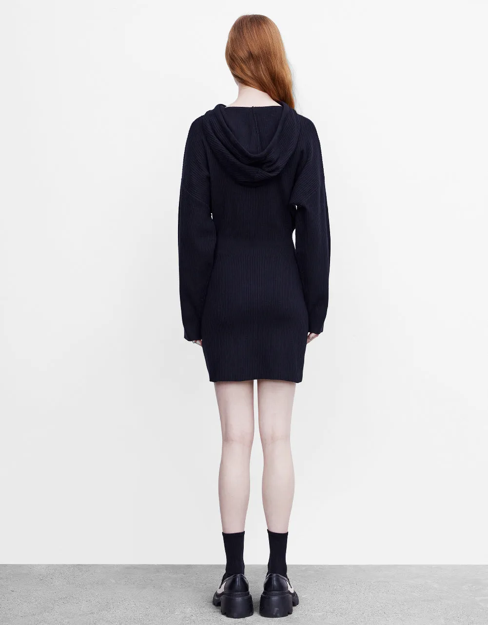 Hooded Knitted Dress sold by Urban Revivo product image thumbnail 4