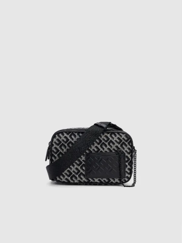 Monogram Chained Crossbody Bag sold by Urban Revivo