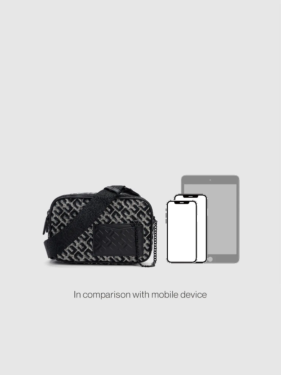 Monogram Chained Crossbody Bag sold by Urban Revivo product image thumbnail 2