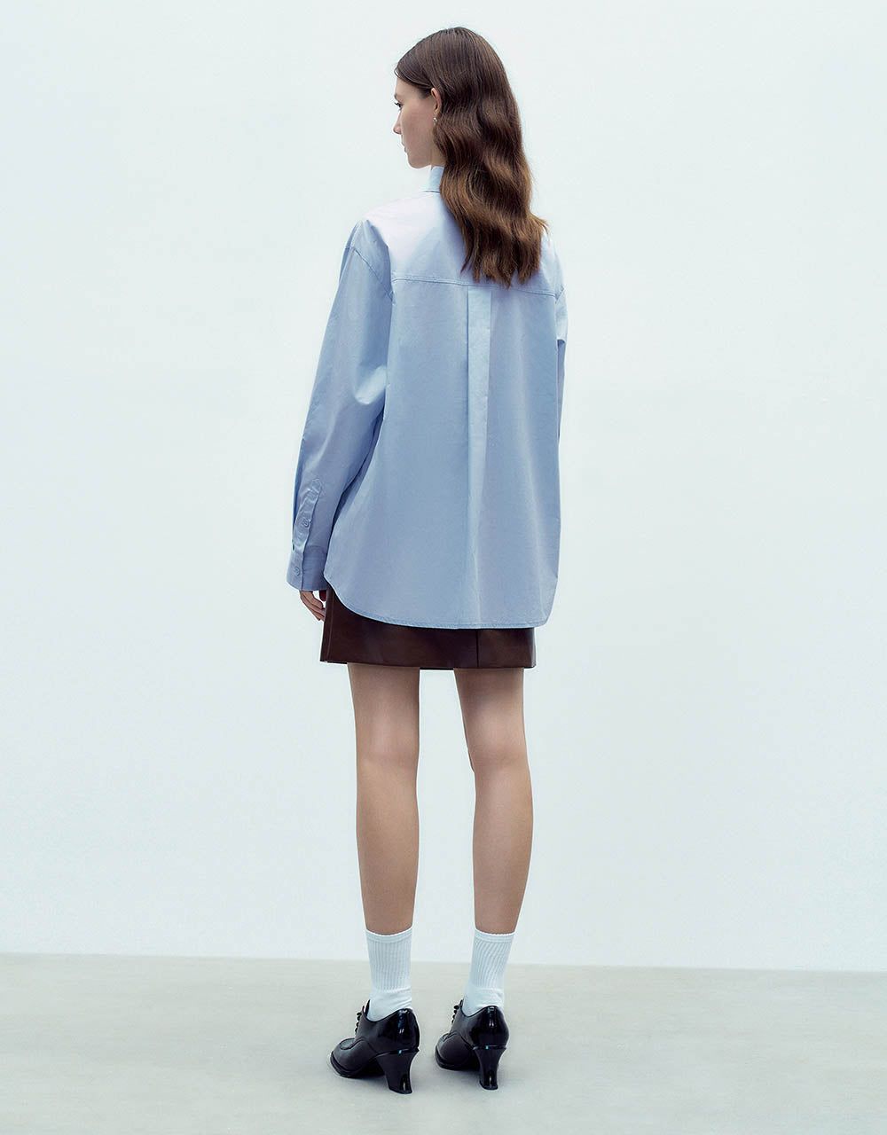 Striped Button Up Lapel Shirt sold by Urban Revivo product image thumbnail 4