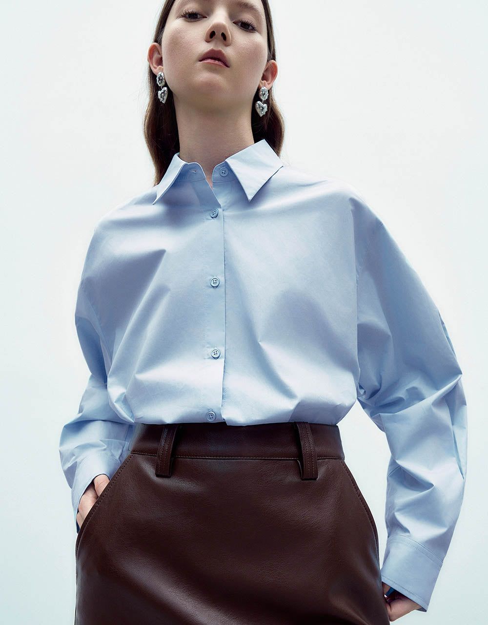 Striped Button Up Lapel Shirt sold by Urban Revivo product image thumbnail 3