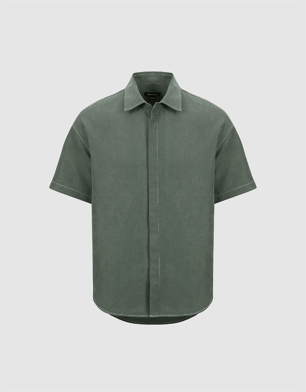 Drop Shoulder Sleeve Loose Shirt sold by Urban Revivo product image thumbnail 2