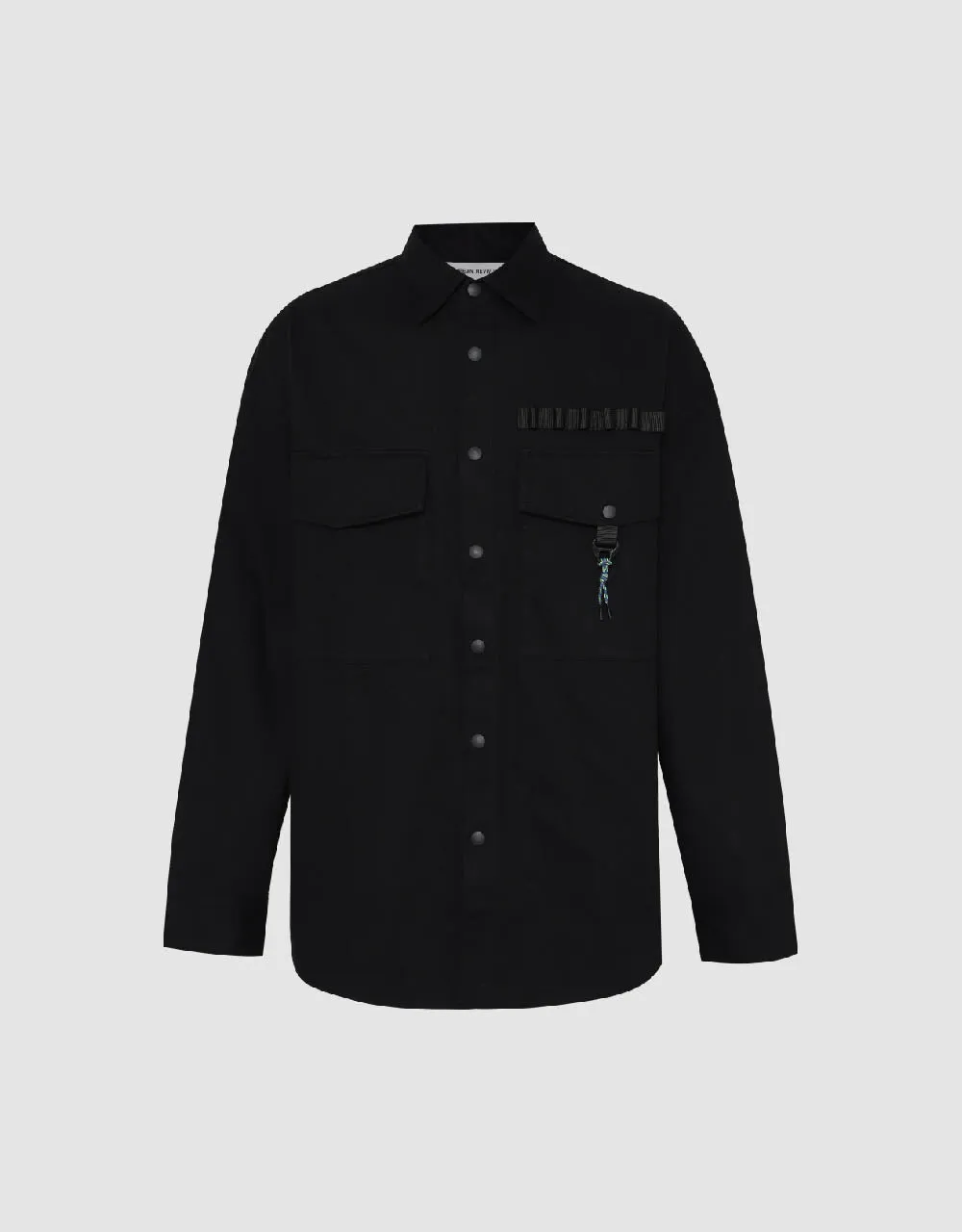 Button Up Straight Shirt sold by Urban Revivo product image thumbnail 2