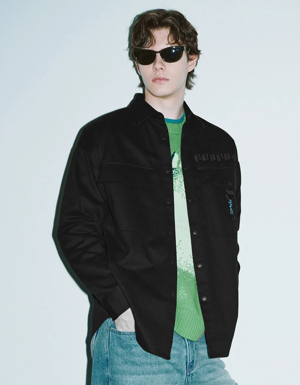 Button Up Straight Shirt sold by Urban Revivo