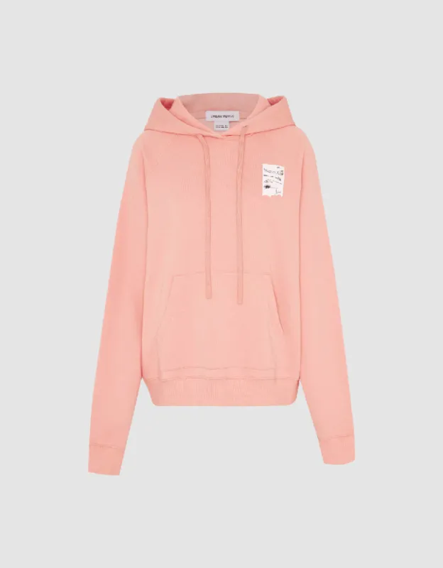 Raglan Sleeve Hooded Oversized Sweatshirt sold by Urban Revivo