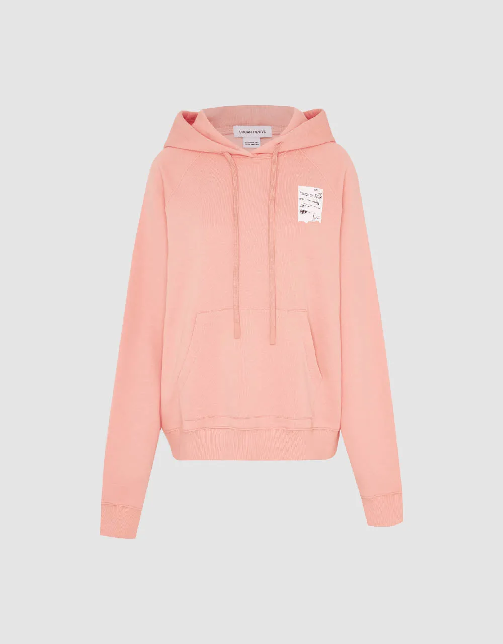 Raglan Sleeve Hooded Oversized Sweatshirt sold by Urban Revivo