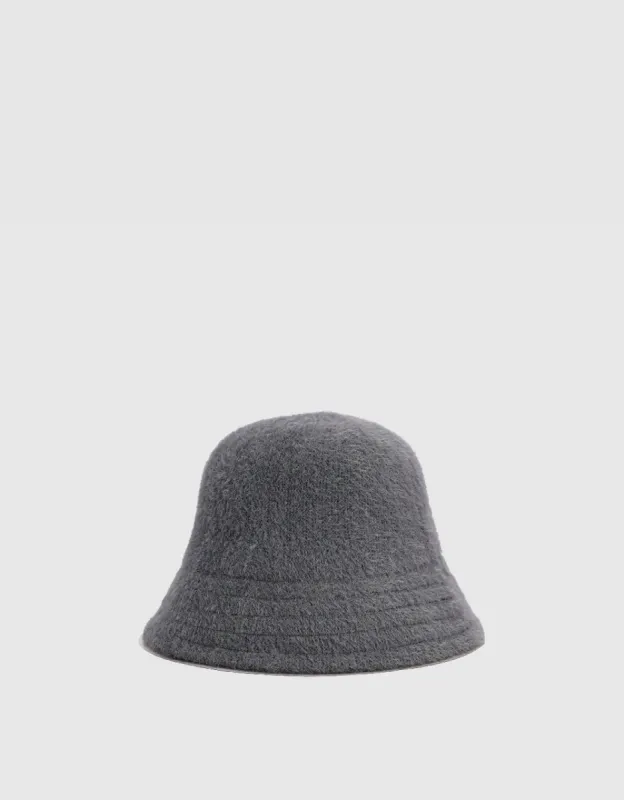 Furry Bucket Hat sold by Urban Revivo