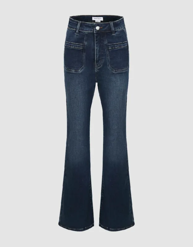 Front Pockets Flare Jeans sold by Urban Revivo
