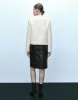 Raw Hem Tweed Jacket sold by Urban Revivo