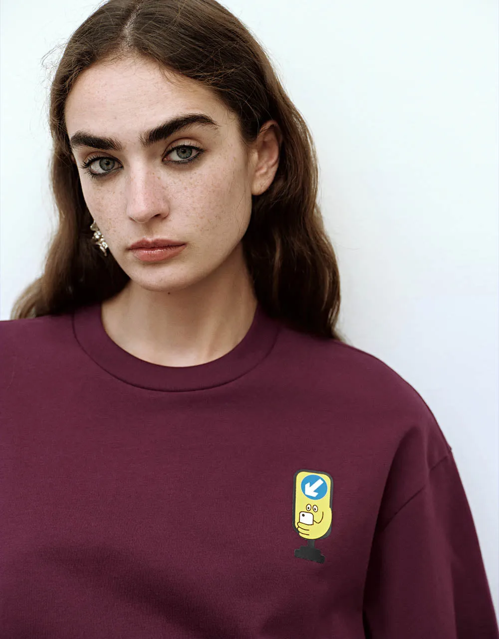 Crew Neck Loose T-Shirt sold by Urban Revivo product image thumbnail 3