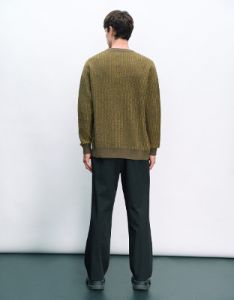 Striped Knitted Cardigan sold by Urban Revivo