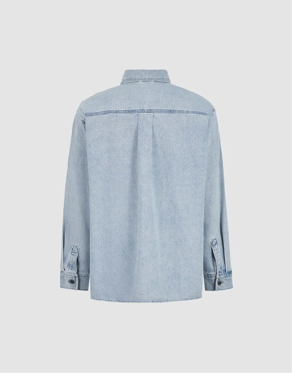 Loose Denim Shirt sold by Urban Revivo product image thumbnail 5