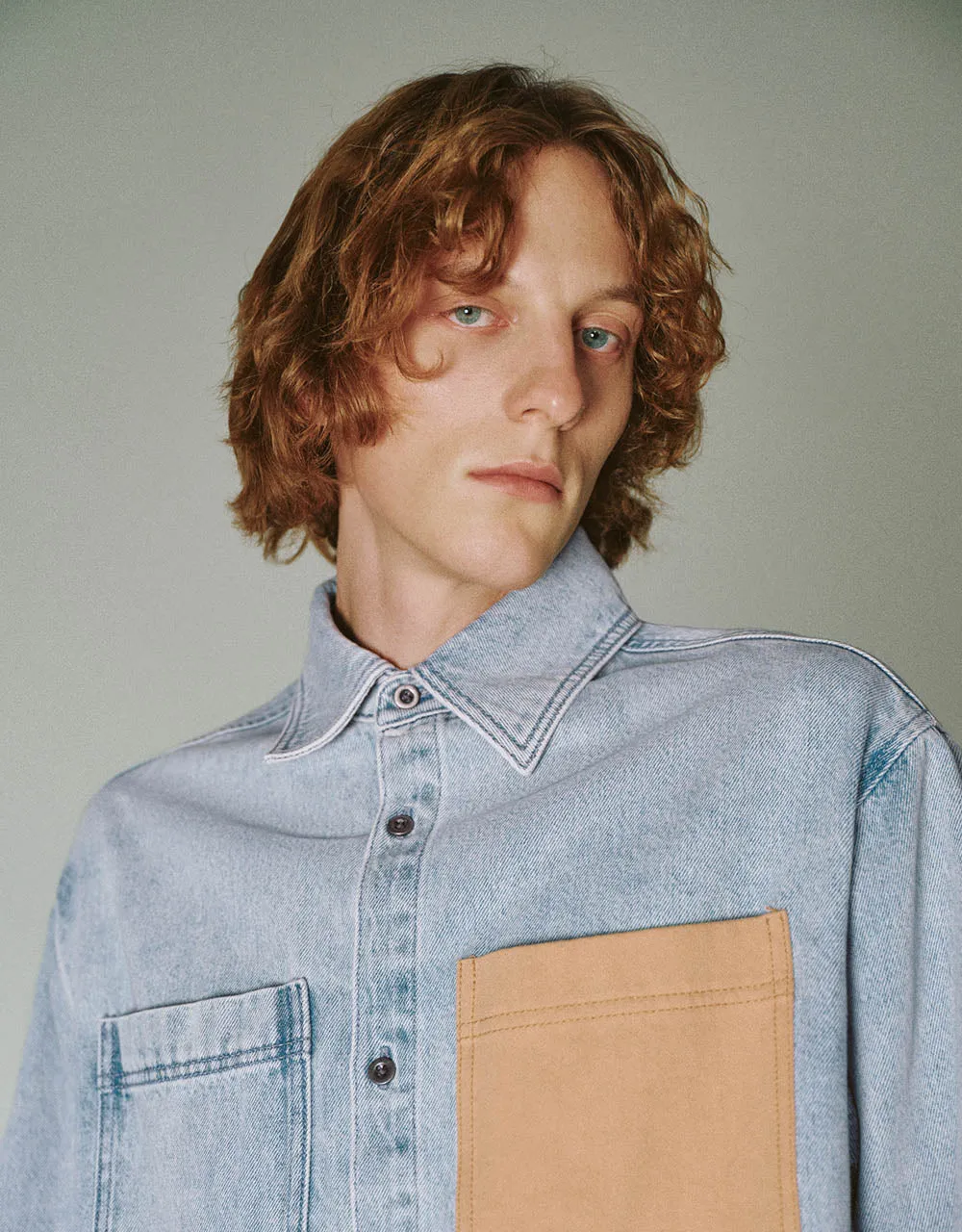 Loose Denim Shirt sold by Urban Revivo product image thumbnail 4