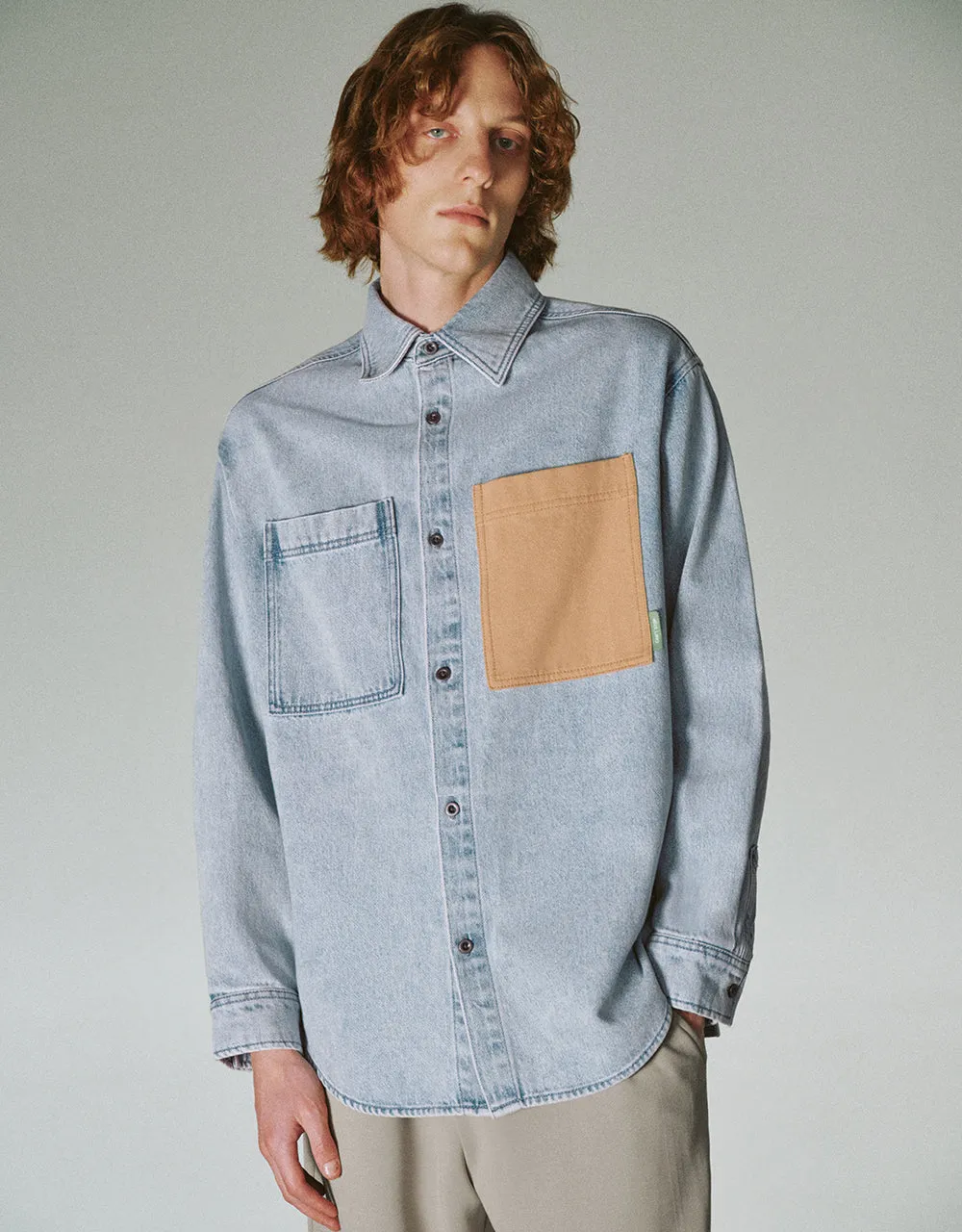 Loose Denim Shirt sold by Urban Revivo