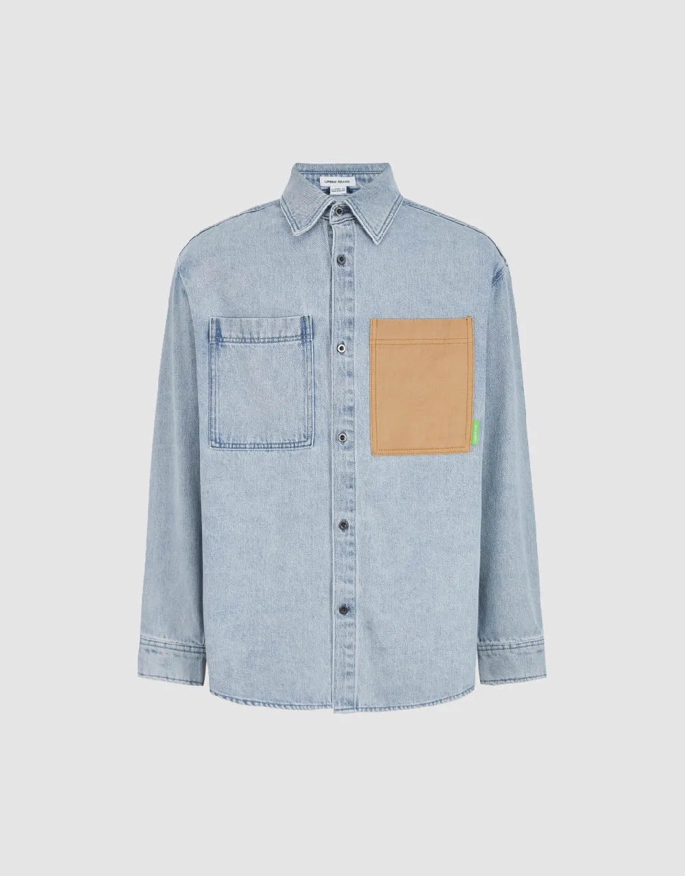 Loose Denim Shirt sold by Urban Revivo product image thumbnail 2