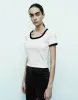 U Neck Knitted Skinny T-Shirt sold by Urban Revivo