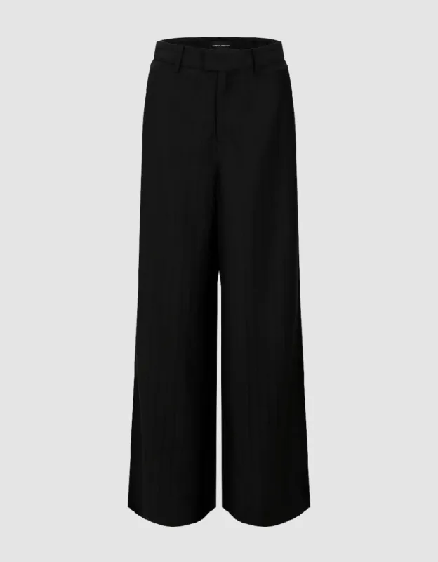 Striped Wide-Leg Pants sold by Urban Revivo