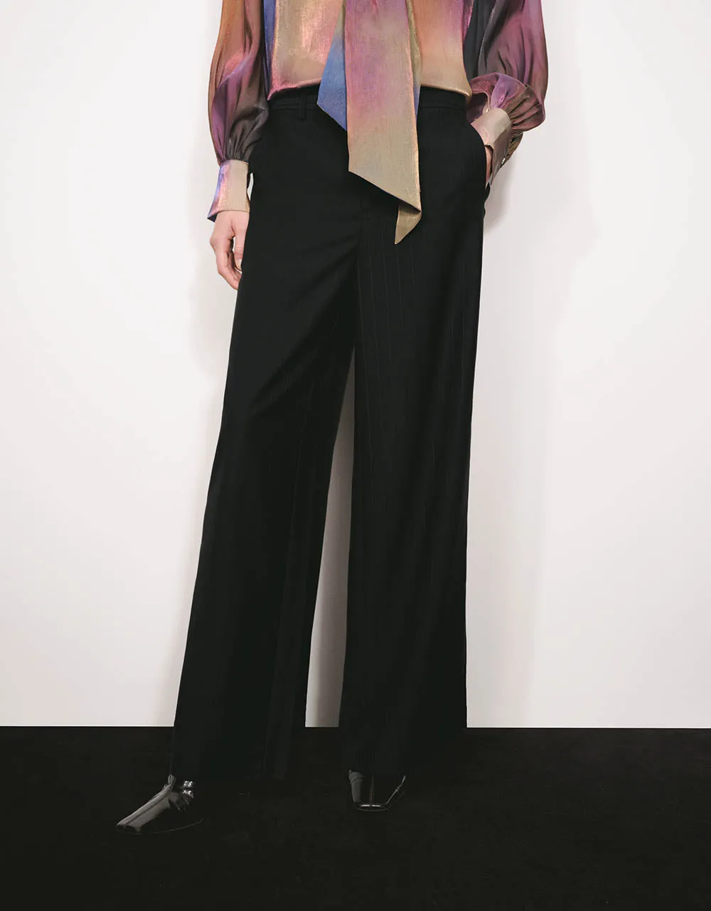 Striped Wide-Leg Pants sold by Urban Revivo product image thumbnail 2