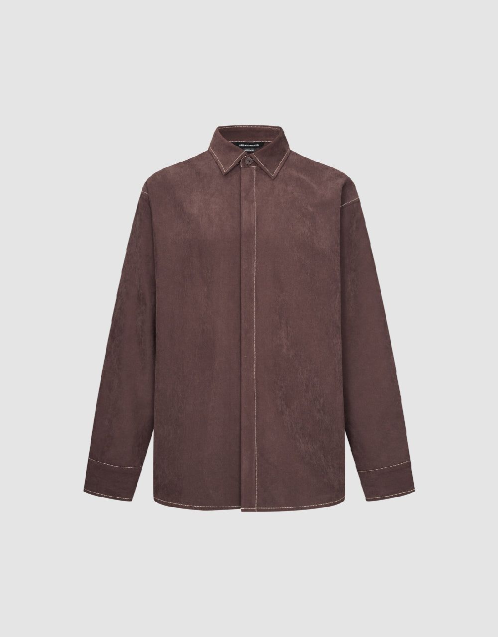 Drop Shoulder Sleeve Loose Shirt sold by Urban Revivo product image thumbnail 3