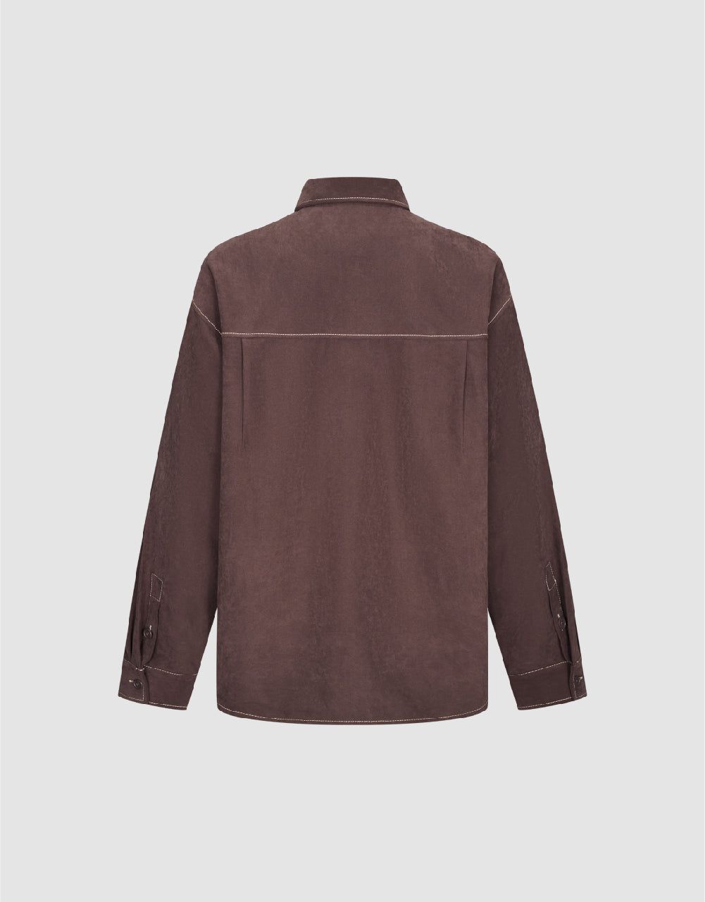 Drop Shoulder Sleeve Loose Shirt sold by Urban Revivo product image thumbnail 4