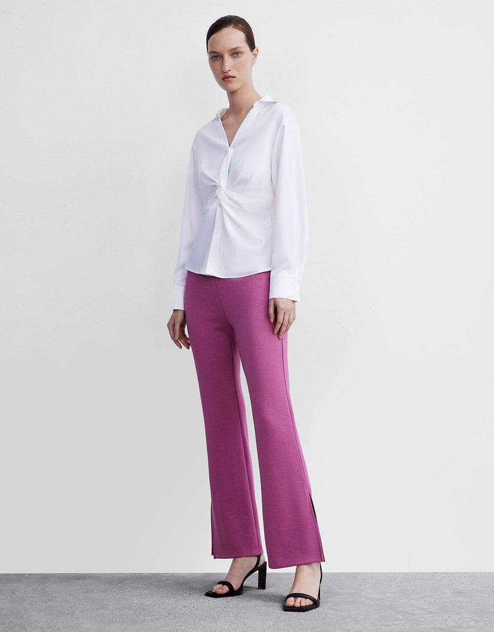 High Waist Straight Pants sold by Urban Revivo product image thumbnail 5