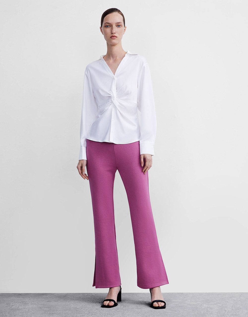 High Waist Straight Pants sold by Urban Revivo product image thumbnail 2