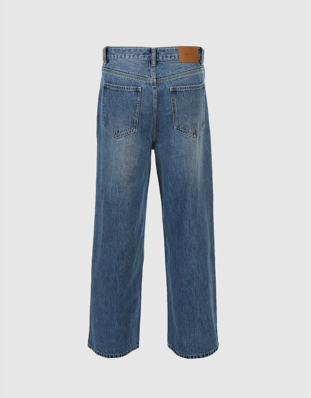 Loose Fit Straight Jeans sold by Urban Revivo product image thumbnail 4