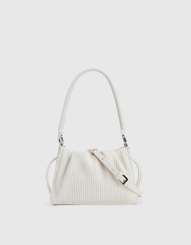 Textured Shoulder Bag With Stand Handle sold by Urban Revivo