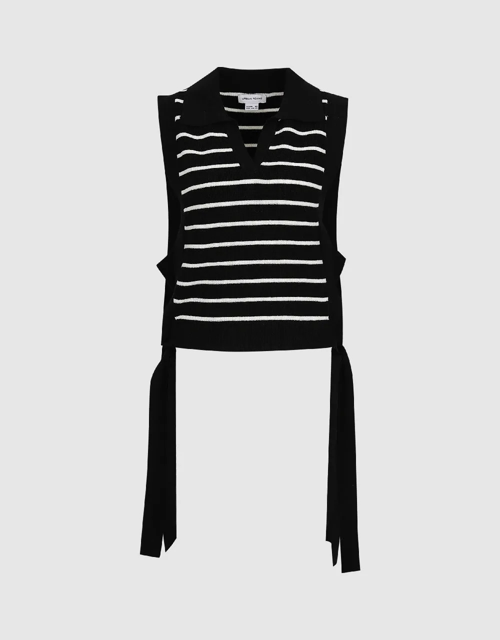 Striped Knitted Vest sold by Urban Revivo product image thumbnail 2