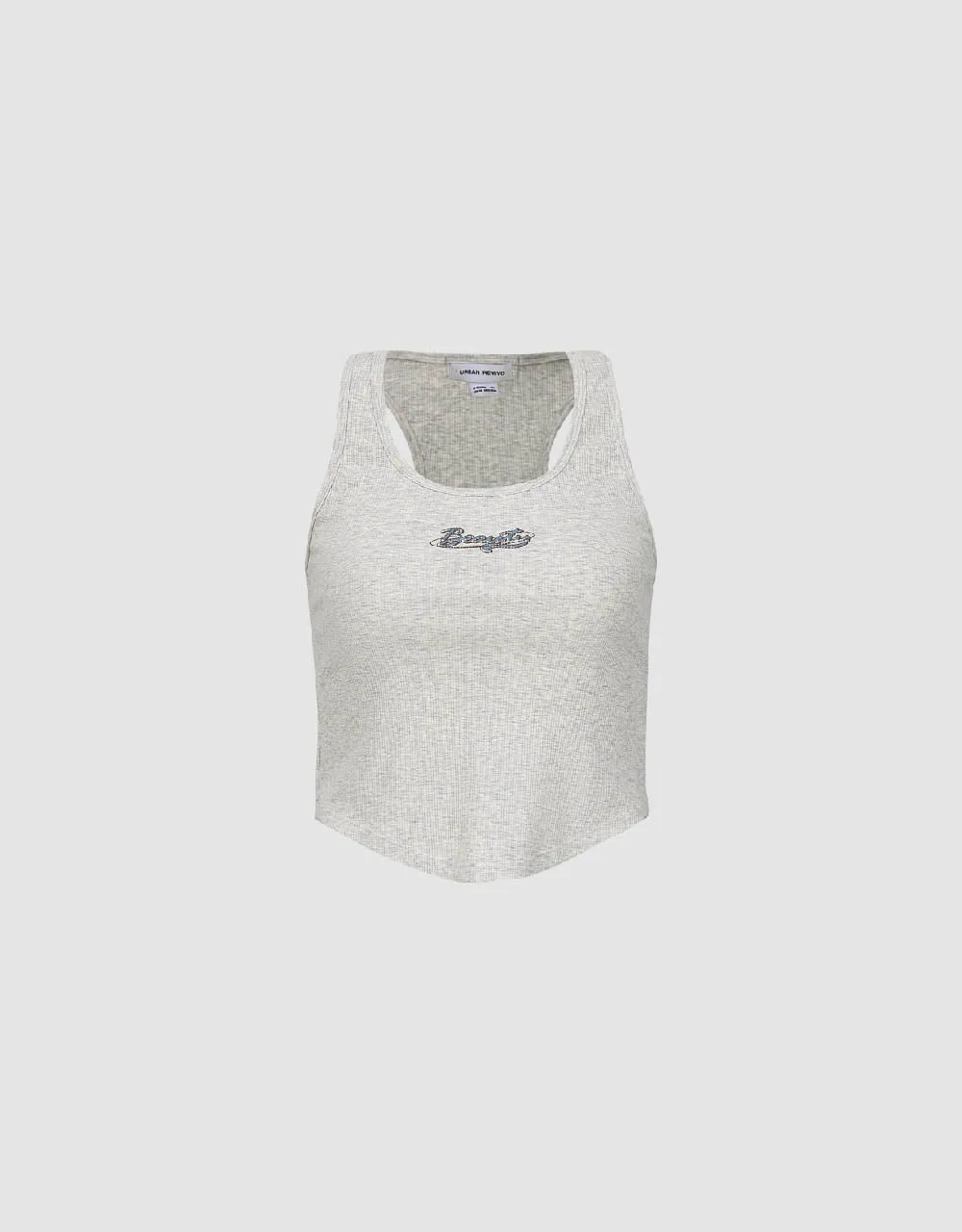 U Neck Skinny Tank Top sold by Urban Revivo product image thumbnail 2