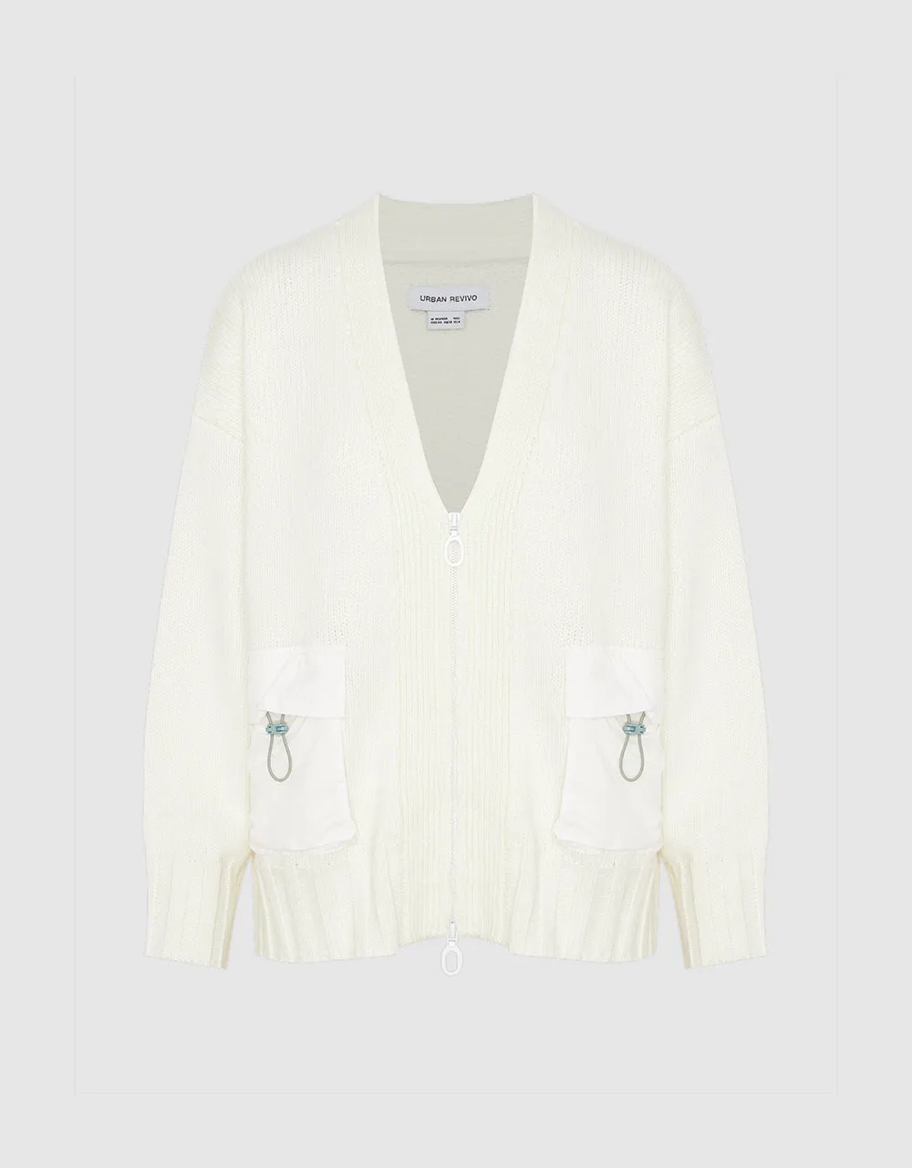 V-Neck Knitted Cardigan sold by Urban Revivo product image thumbnail 2