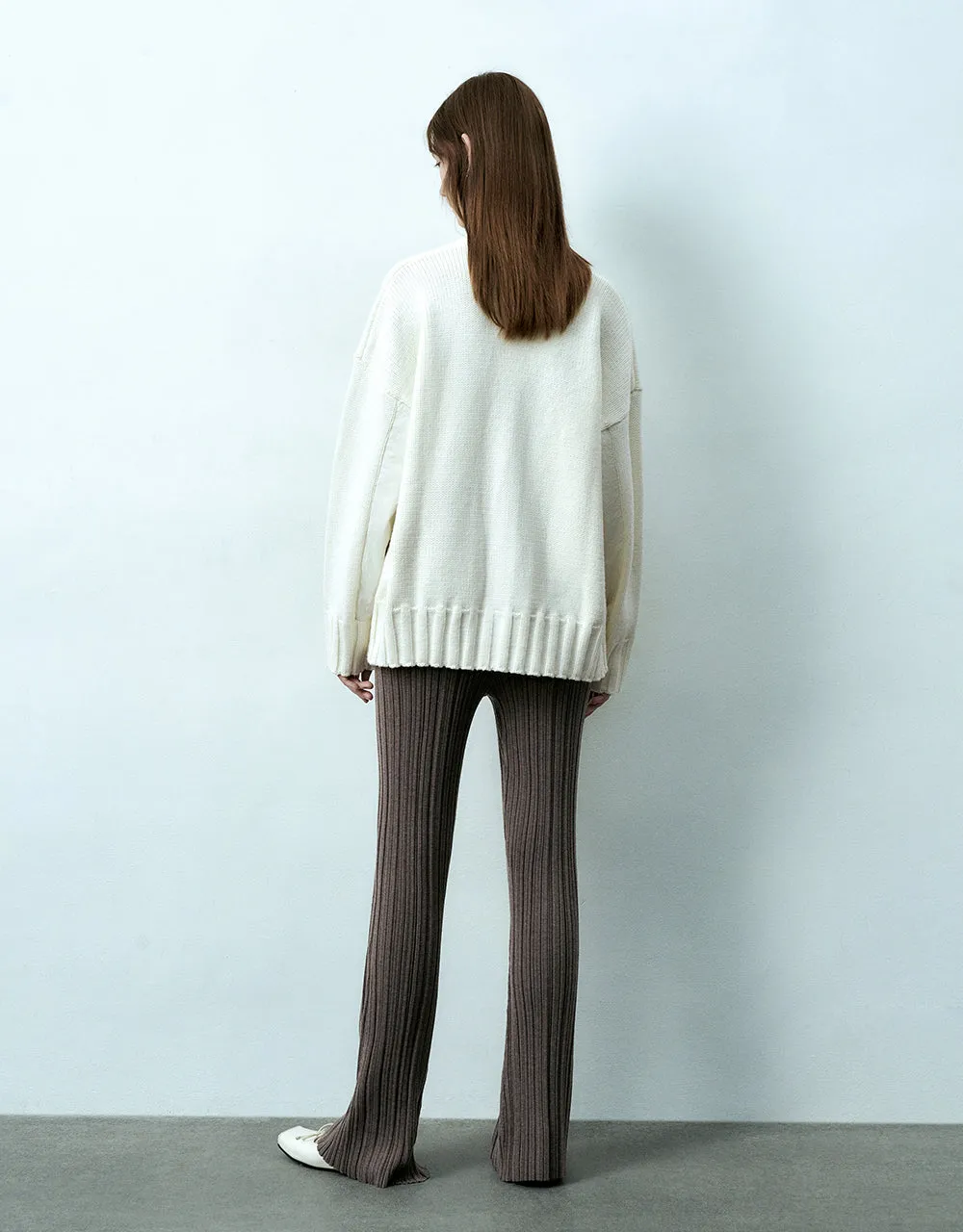 V-Neck Knitted Cardigan sold by Urban Revivo product image thumbnail 4