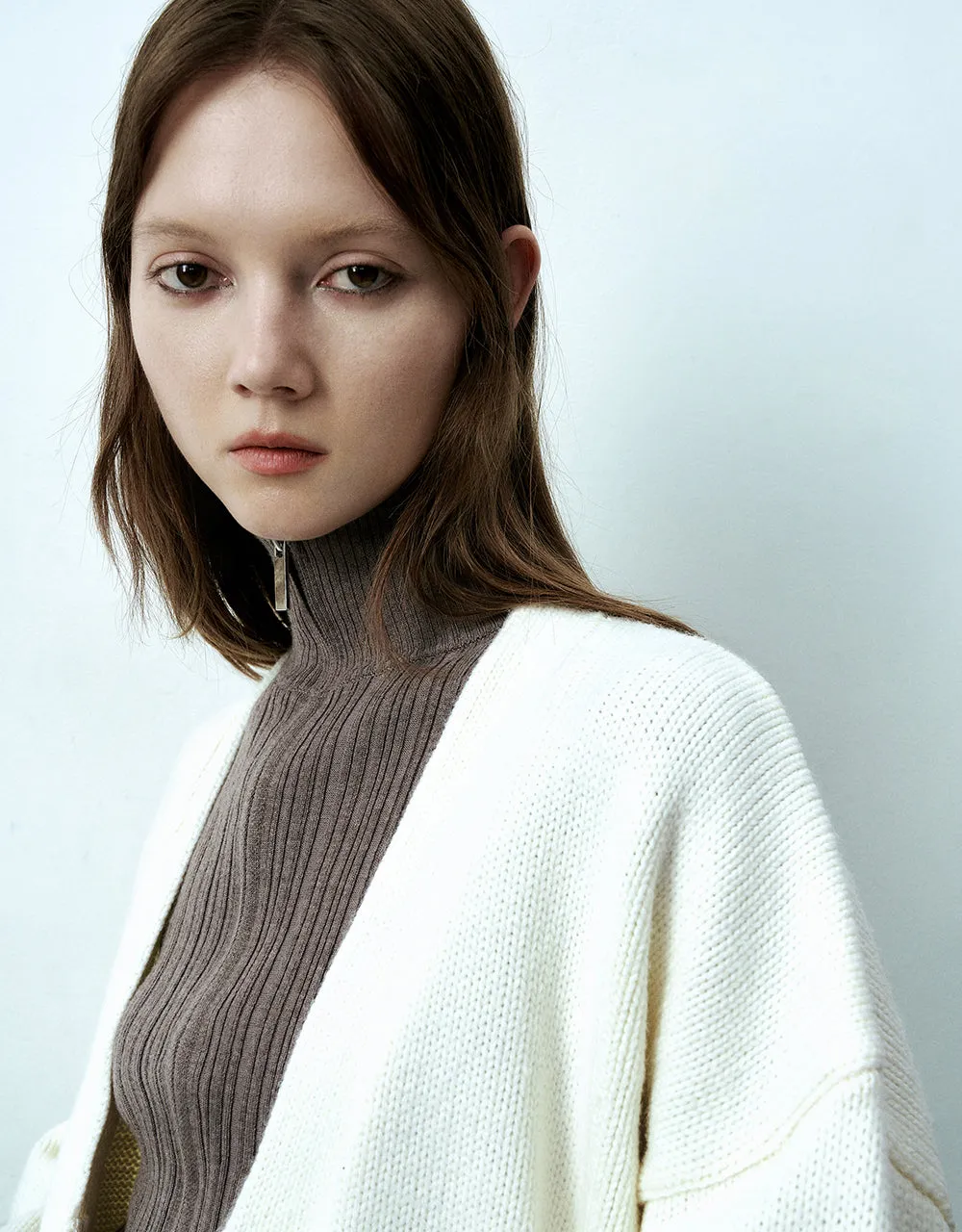 V-Neck Knitted Cardigan sold by Urban Revivo product image thumbnail 5
