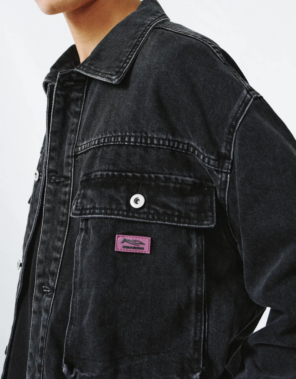 Button Up Denim Jacket sold by Urban Revivo product image thumbnail 5