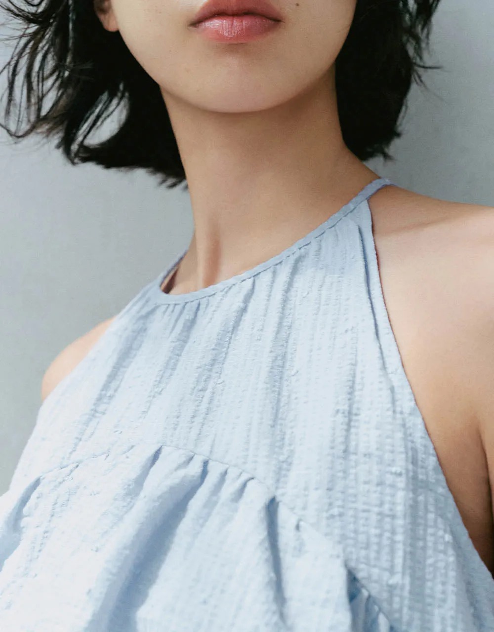 Sleeveless Crew Neck Blouse sold by Urban Revivo product image thumbnail 4