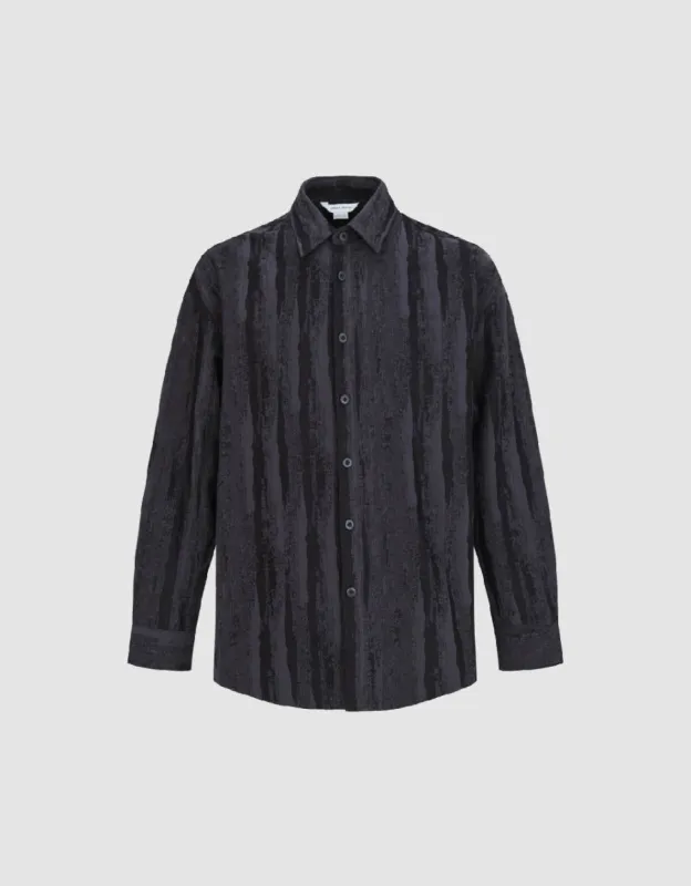 Button Up Printed Loose Shirt sold by Urban Revivo
