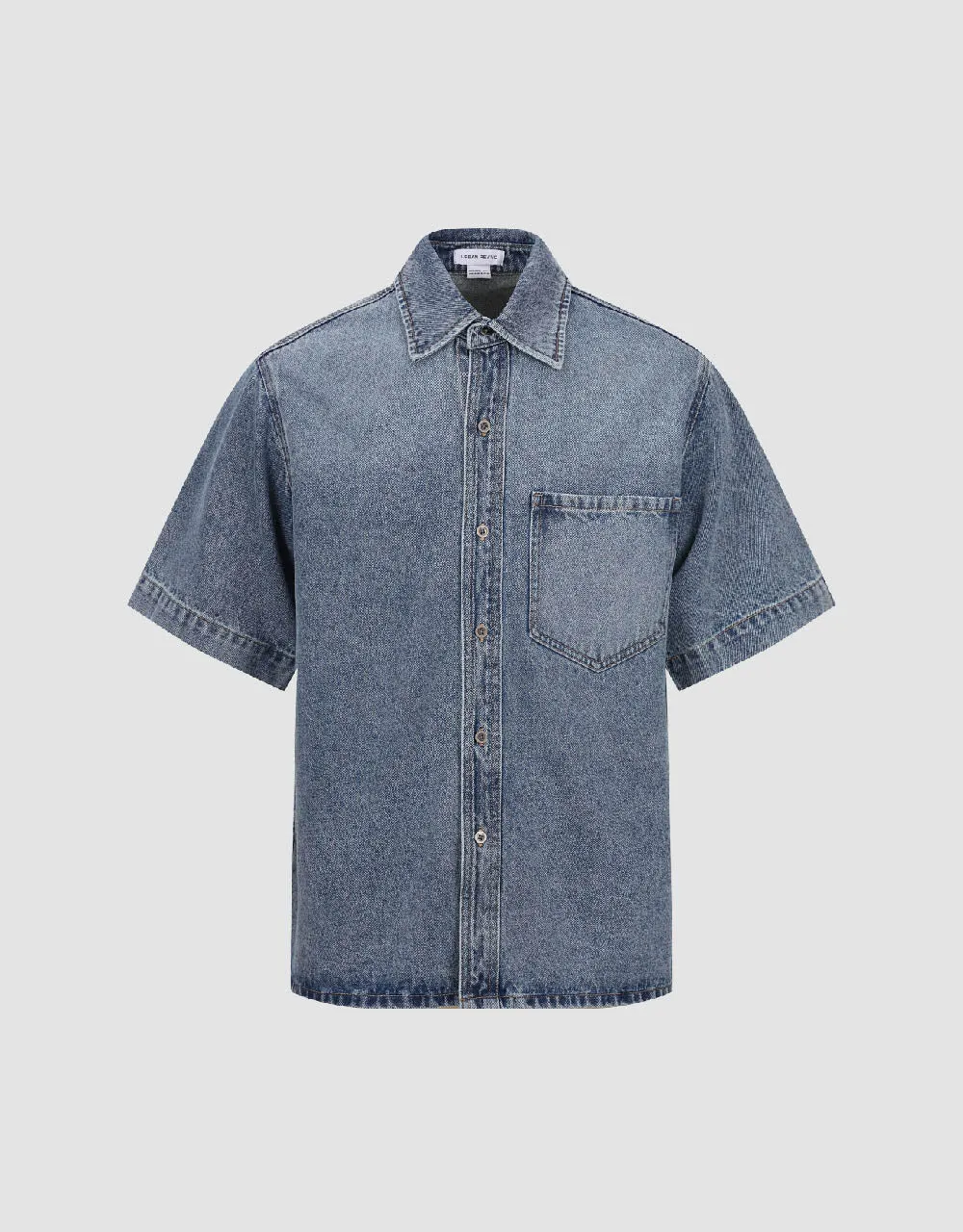 Loose Denim Shirt sold by Urban Revivo