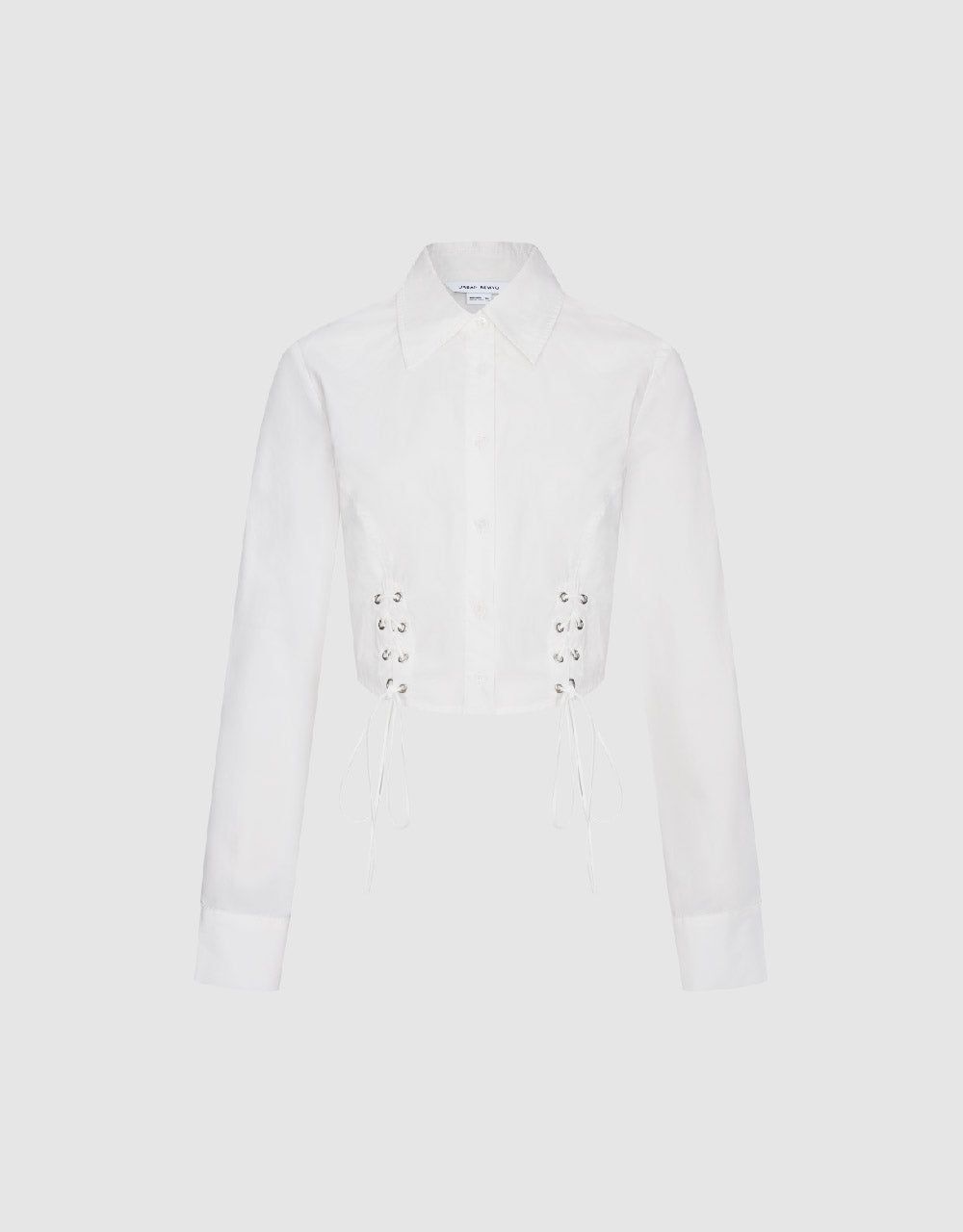 Lace Up Side Cropped Shirt sold by Urban Revivo product image thumbnail 2