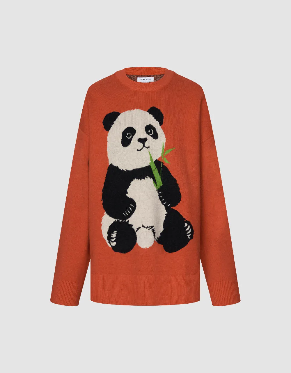 Panda Embroidered Knitted T-Shirt sold by Urban Revivo product image thumbnail 5