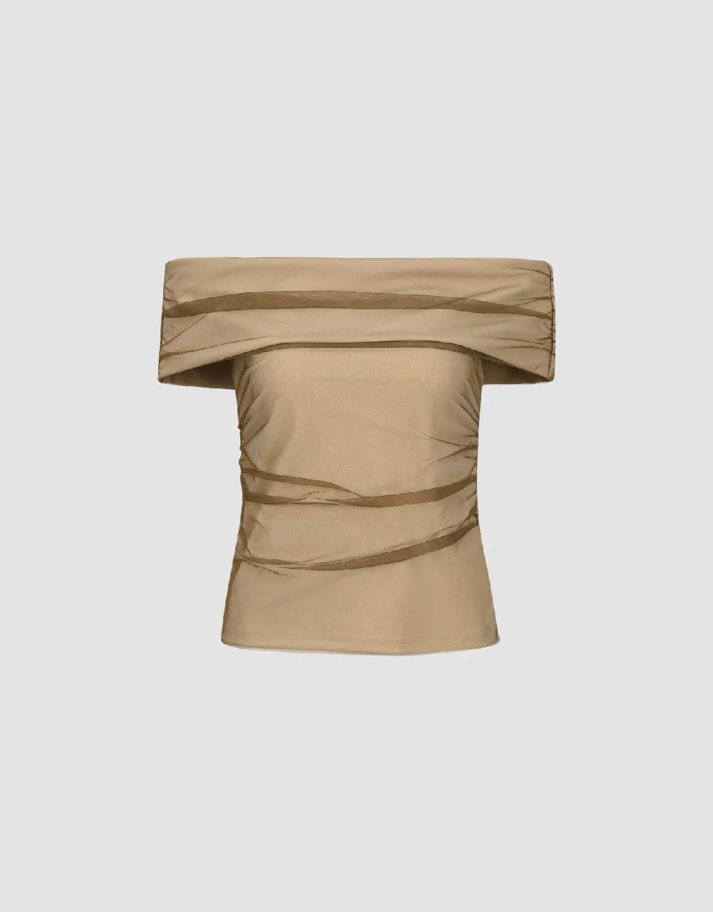 Ruched Skinny Knitted Bandeau sold by Urban Revivo product image thumbnail 2