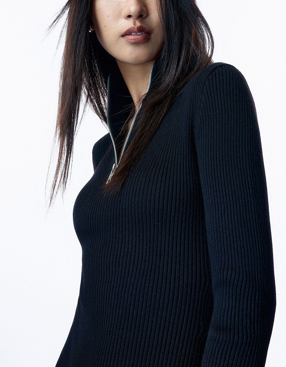 Stand Collar Knitted Dress sold by Urban Revivo product image thumbnail 5