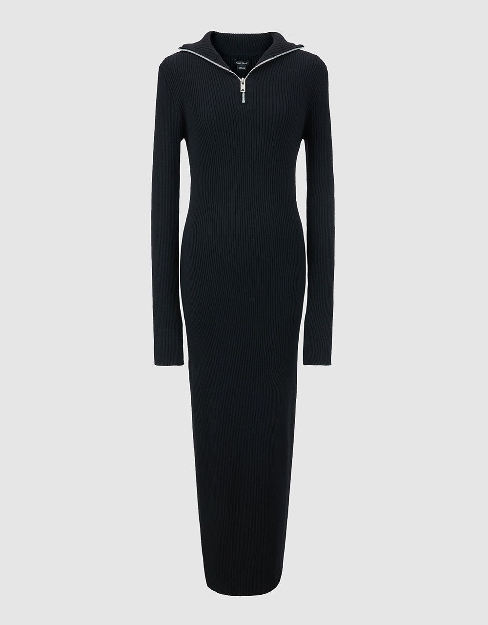 Stand Collar Knitted Dress sold by Urban Revivo