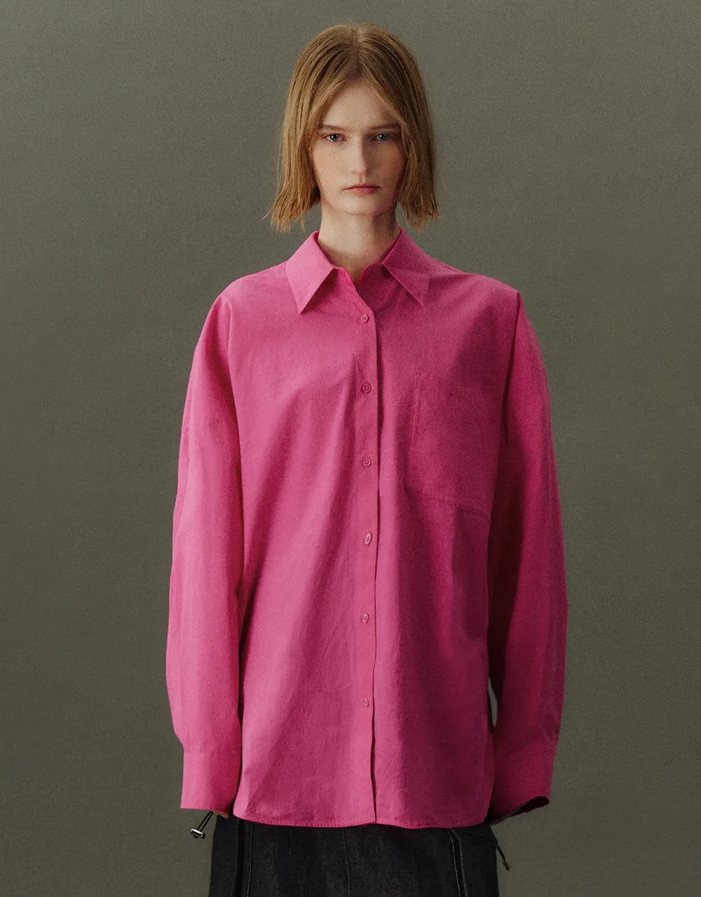 Button Up Loose Shirt sold by Urban Revivo