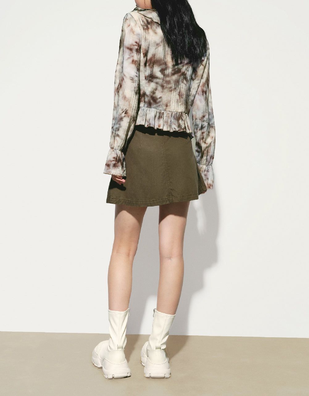 Pleated Mini A-Line Skirt sold by Urban Revivo product image thumbnail 5