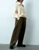 Elastic Waist Knitted Wide-Leg Pants sold by Urban Revivo